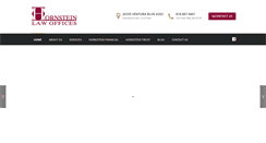 Desktop Screenshot of hornsteinlawoffices.com