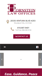 Mobile Screenshot of hornsteinlawoffices.com
